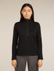 Womens Merino 360 Realfleece™ Elemental LS Half Zip Jacket Black 0A571R
