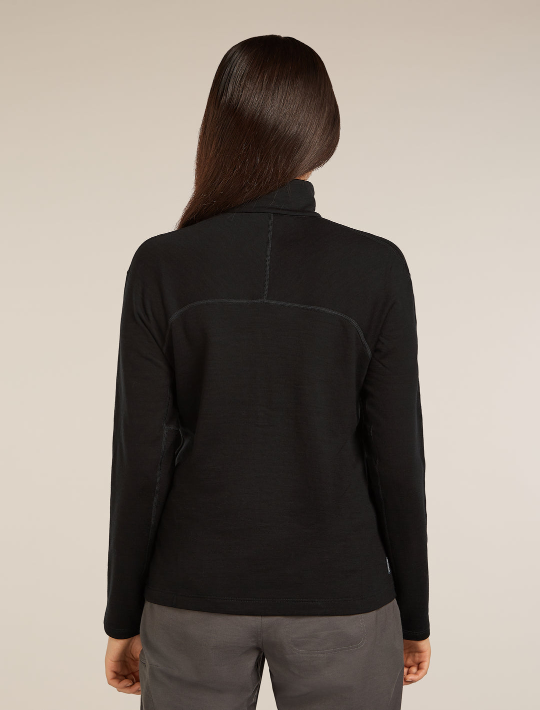 Womens Merino 360 Realfleece™ Elemental LS Half Zip Jacket Black 0A571R