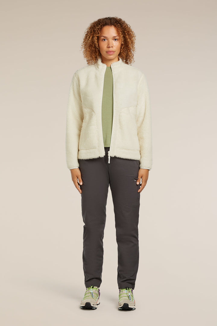 Women Merino Blend 960 RealFleece™ High Pile LS Zip Undyed 0A5729