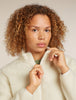 Women Merino Blend 960 RealFleece™ High Pile LS Zip Undyed 0A5729