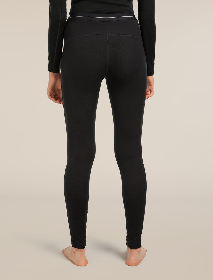 Womens Merino 200 Oasis Thermal Leggings Black 104383