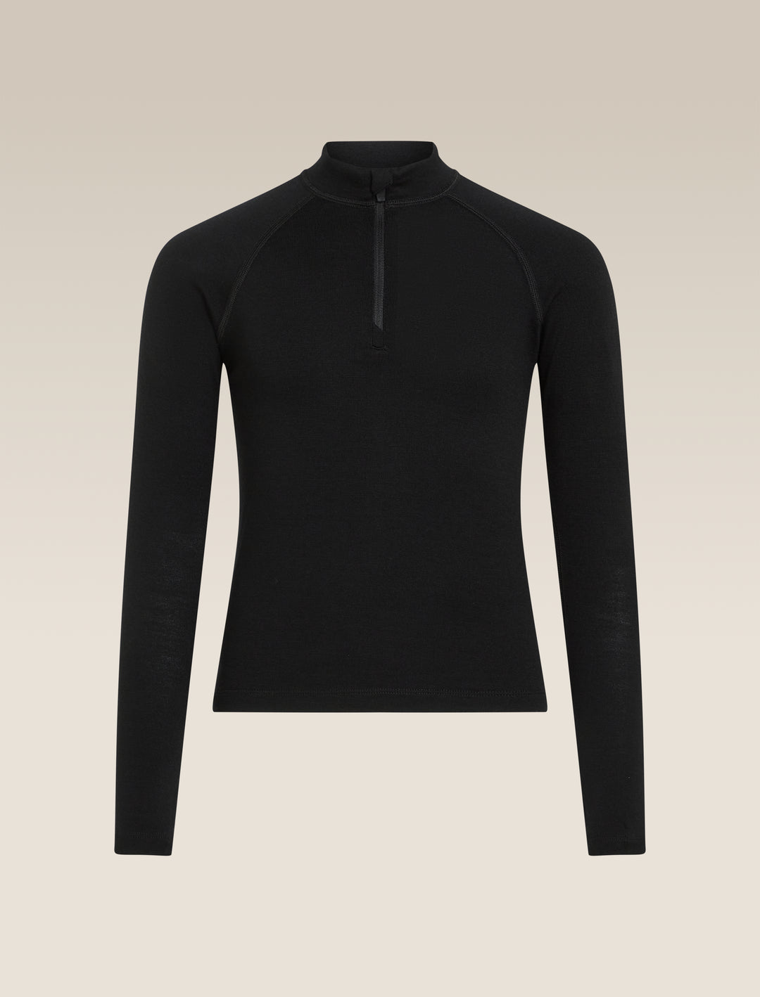 Kids Merino 260 Tech Long Sleeve Half Zip Thermal Top Black BB04499