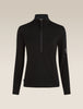 Womens Merino 360 Realfleece™ Elemental LS Half Zip Jacket Black 0A571R
