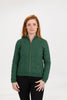 Womens Classic Crop Cable Jacket Deep sage NB871