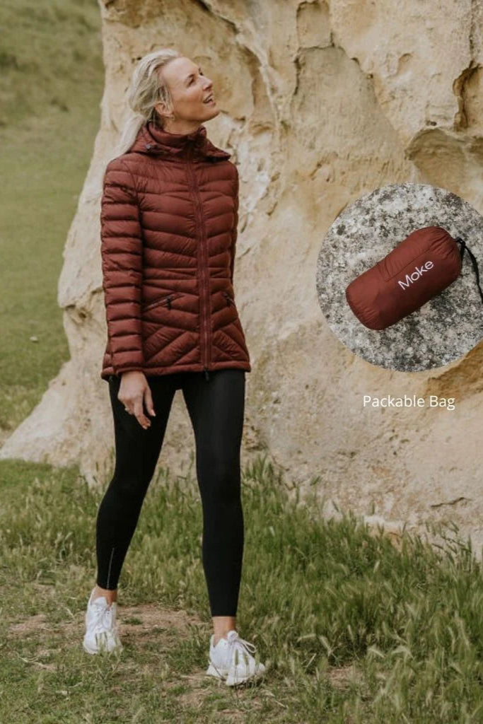 Womens Cushla Jacket - Cabernet