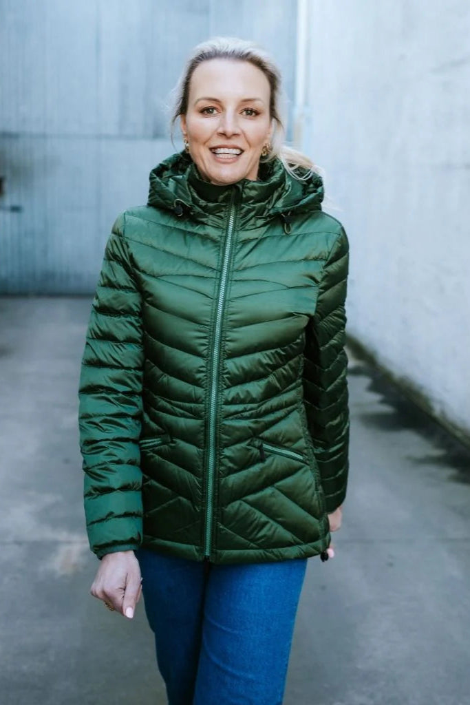 Womens Cushla Jacket - Cypress