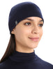 Adult Unisex Merino Reversible Pocket Hat Loden/Midnight Navy IBM200
