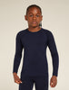 Kids 200 Oasis LS Crewe 2yrs-14yrs Midnight Navy 104501
