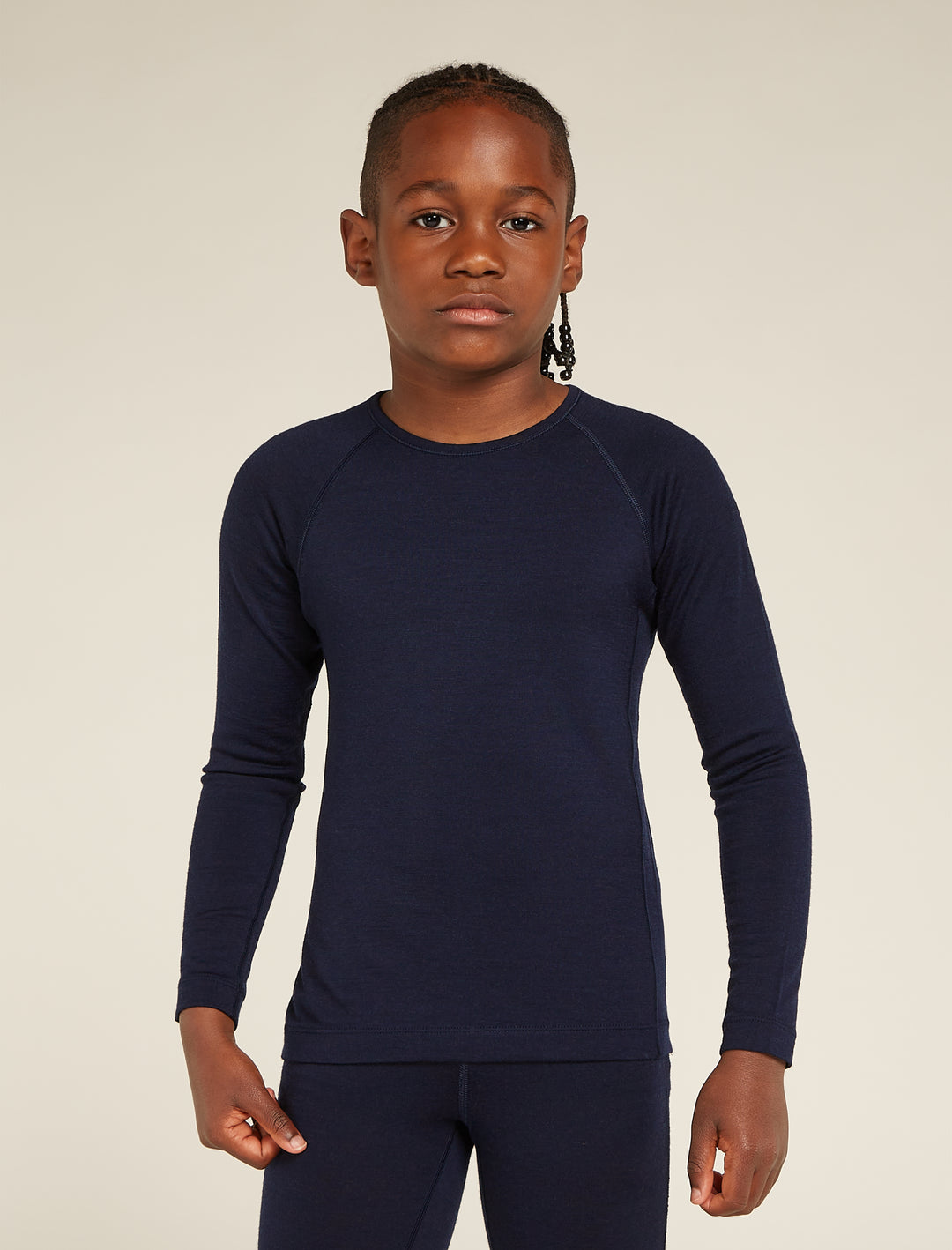 Kids 200 Oasis LS Crewe 2yrs-14yrs Midnight Navy 104501