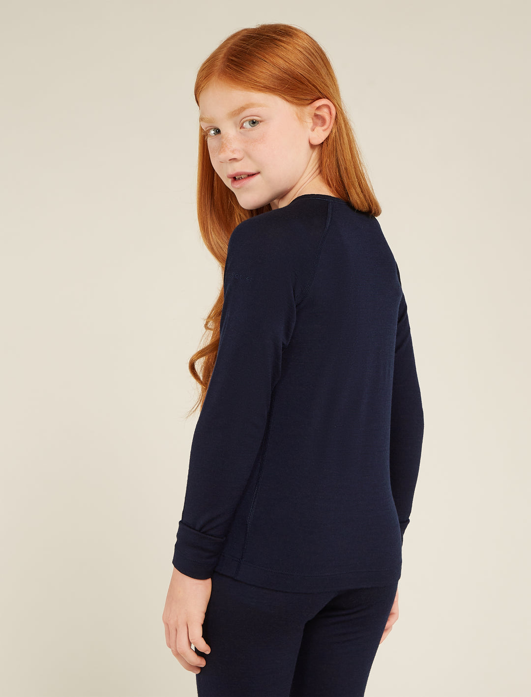 Kids 200 Oasis LS Crewe 2yrs-14yrs Midnight Navy 104501