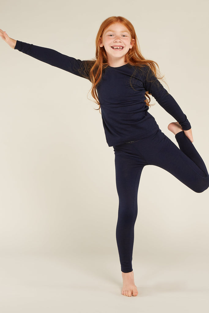 Kids 200 Oasis LS Crewe 2yrs-14yrs Midnight Navy 104501