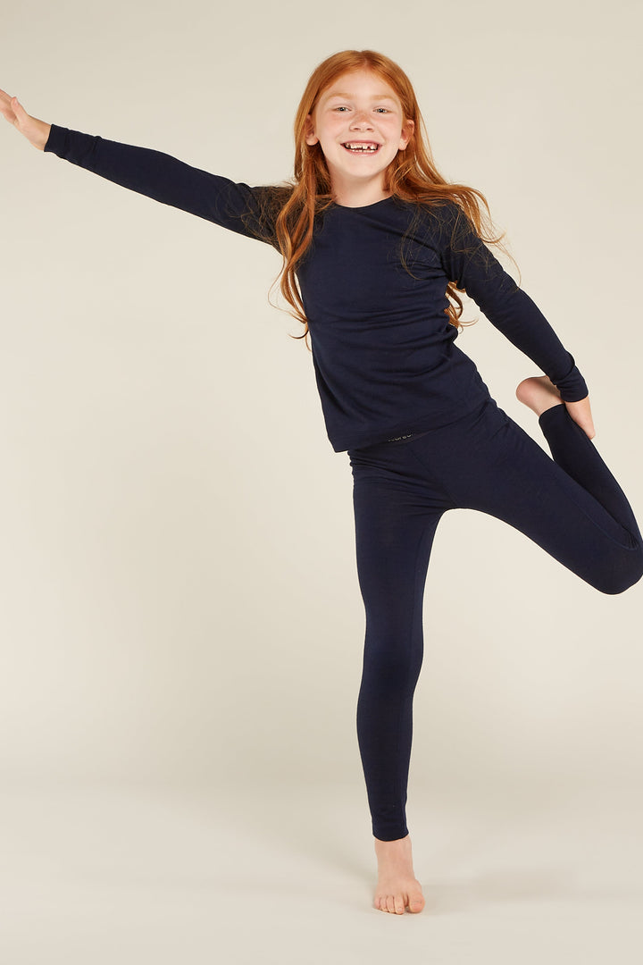 Kids 200 Oasis LS Crewe 2yrs-14yrs Midnight Navy 104501
