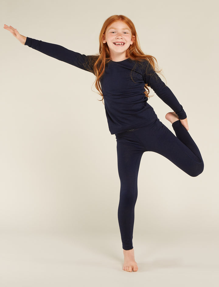 Kids 200 Oasis LS Crewe 2yrs-14yrs Midnight Navy 104501