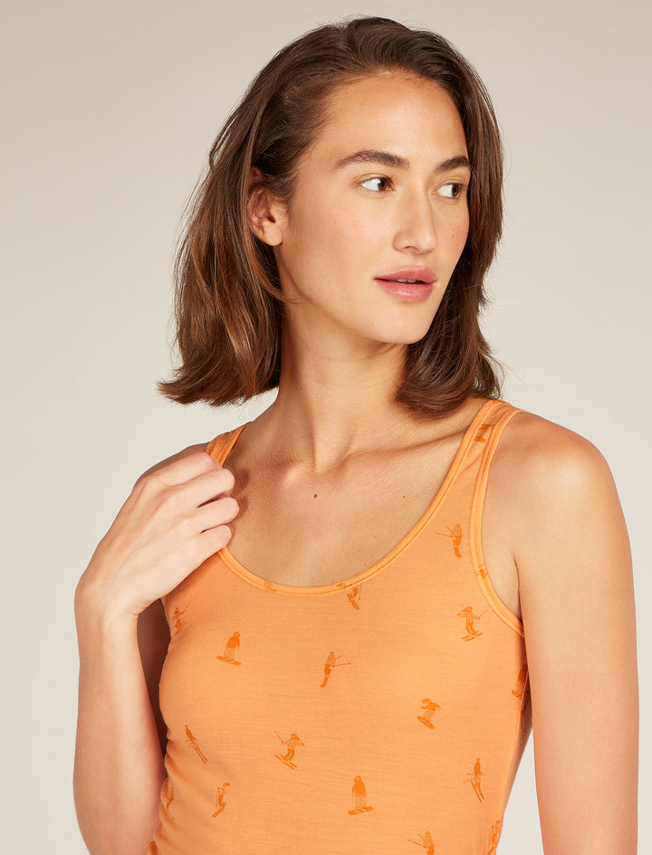 Womens Merino 150 Siren Tank Snow Day Feldspar 0A5751