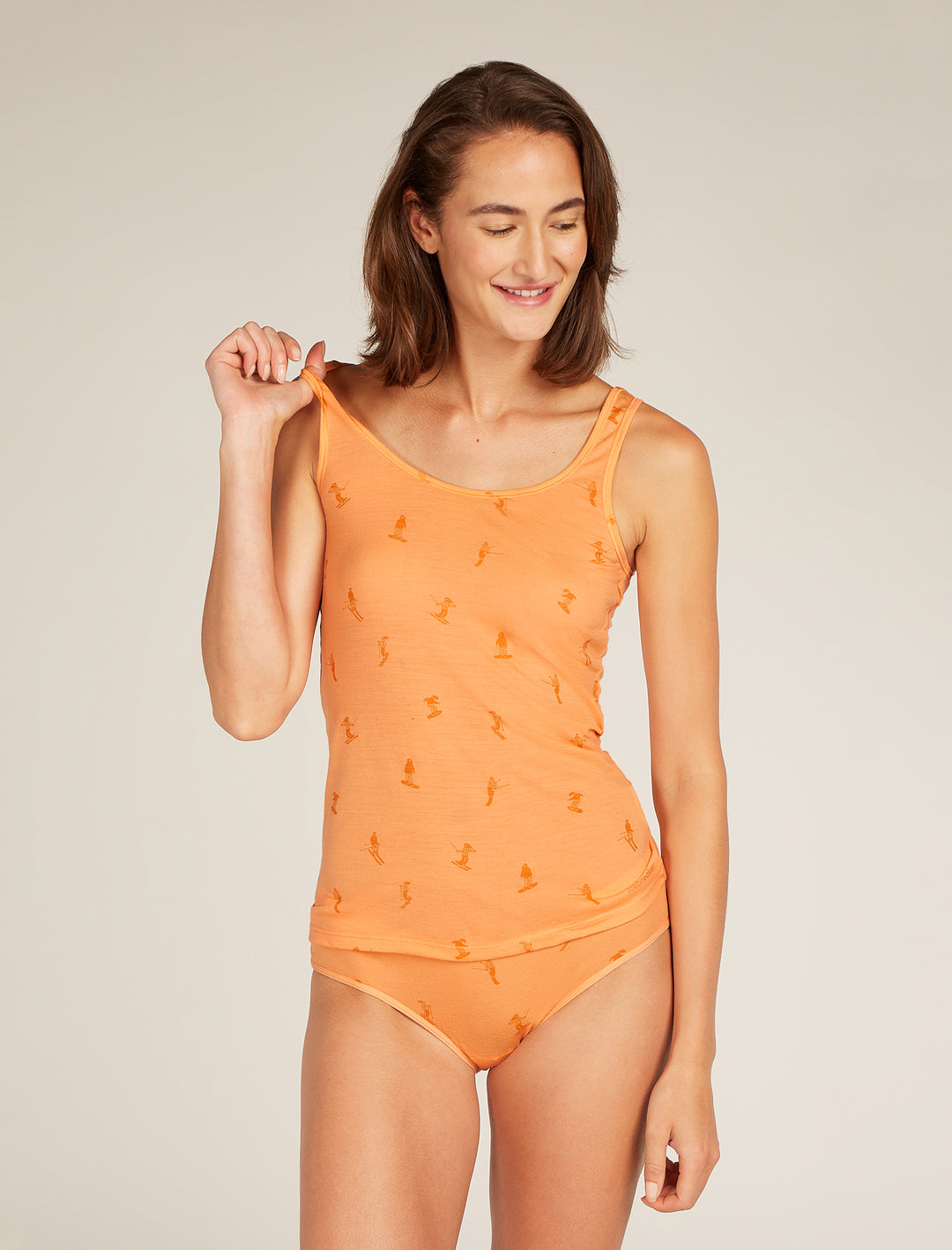 Womens Merino 150 Siren Tank Snow Day Feldspar 0A5751