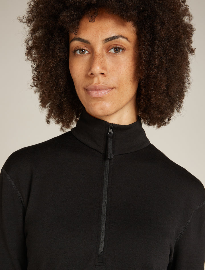 Womens Merino 360 Realfleece™ Elemental LS Half Zip Jacket Black 0A571R