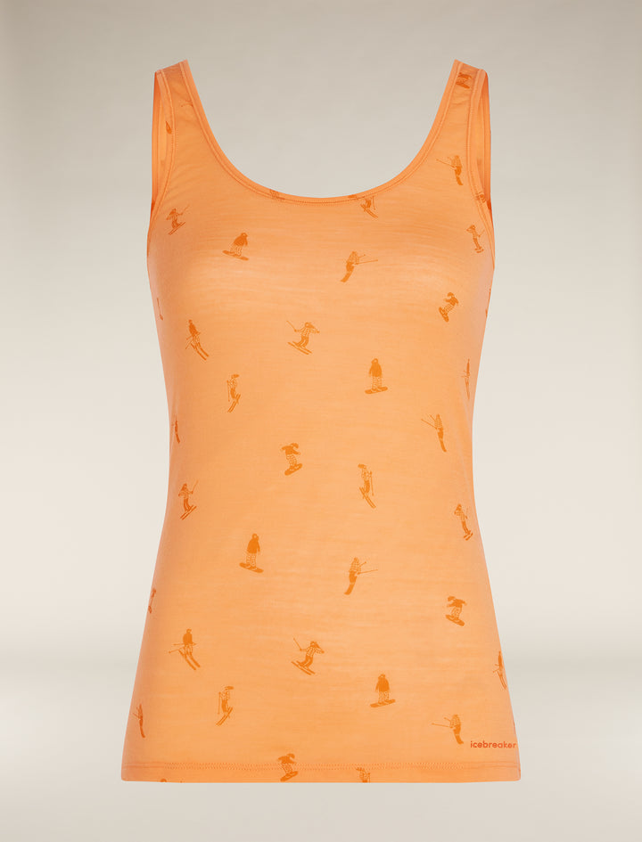 Womens Merino 150 Siren Tank Snow Day Feldspar 0A5751