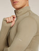 Mens 200 Merino Fine Ace Long Sleeve Half Zip Flagstone 0A5767