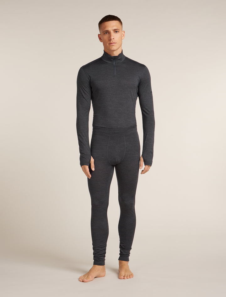 Mens  200 MerinoFine Ace Leggings Jet Heather 0A5768