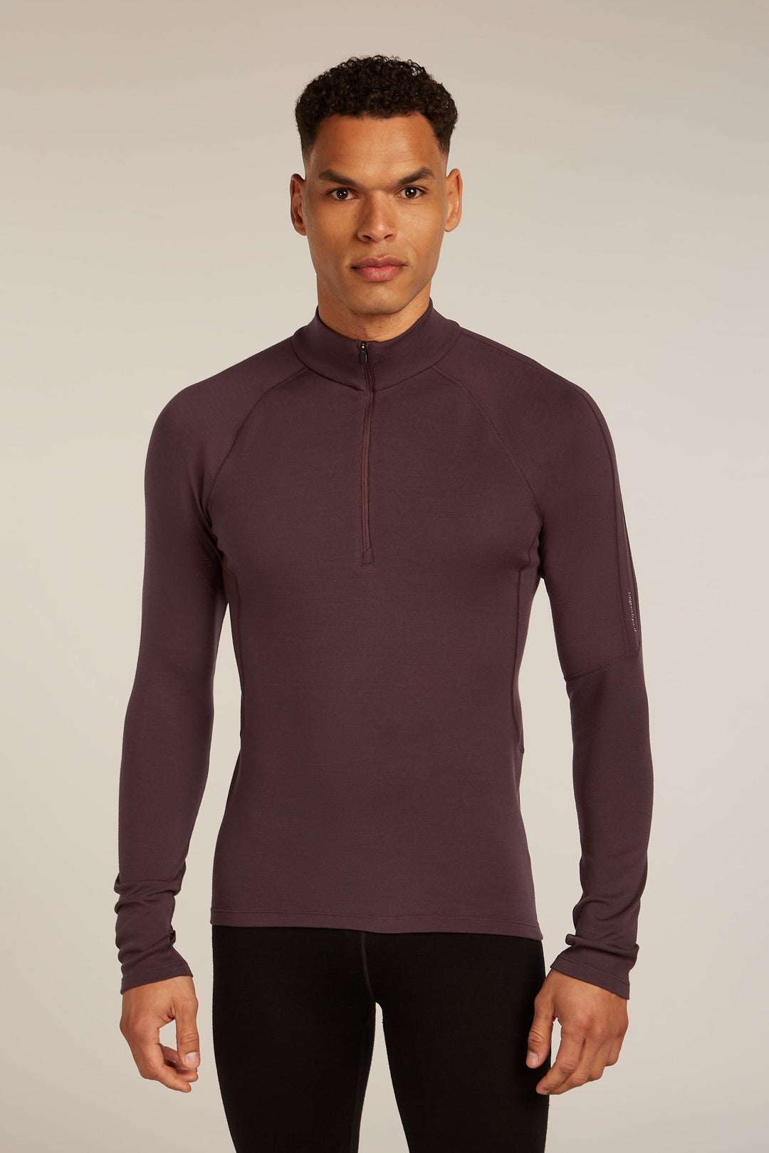 Mens 300 MerinoFine™ Polar LS Half Zip Thermal Top Java BA56Q9
