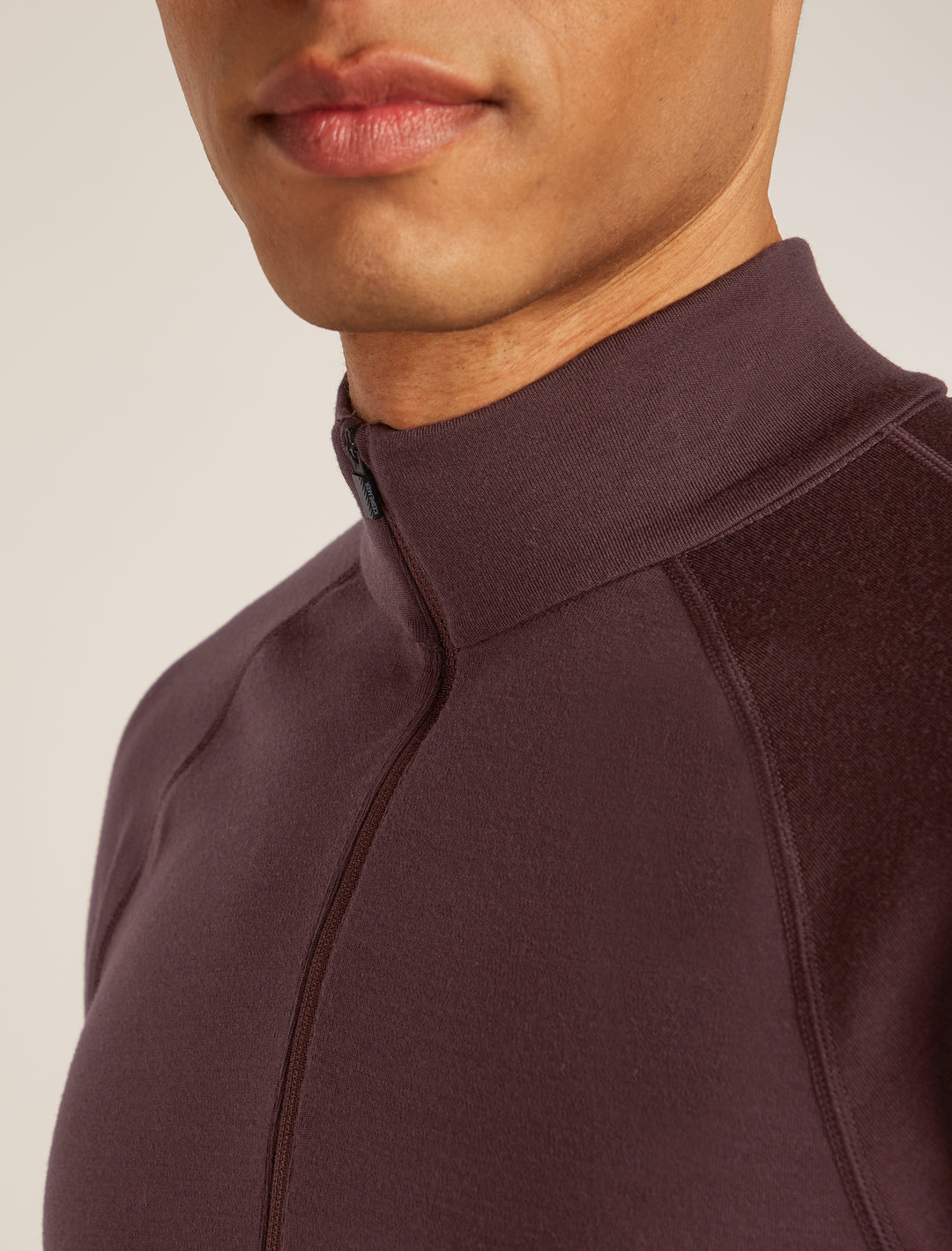 Mens 300 MerinoFine™ Polar LS Half Zip Thermal Top Java BA56Q9