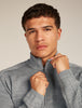 Mens Merino Anniversary Original Long Sleeve Half Zip Metro Heather 0A579D