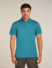 Mens Merino 150 Tech Lite Short Sleeve Polo Topaz 0A56WK