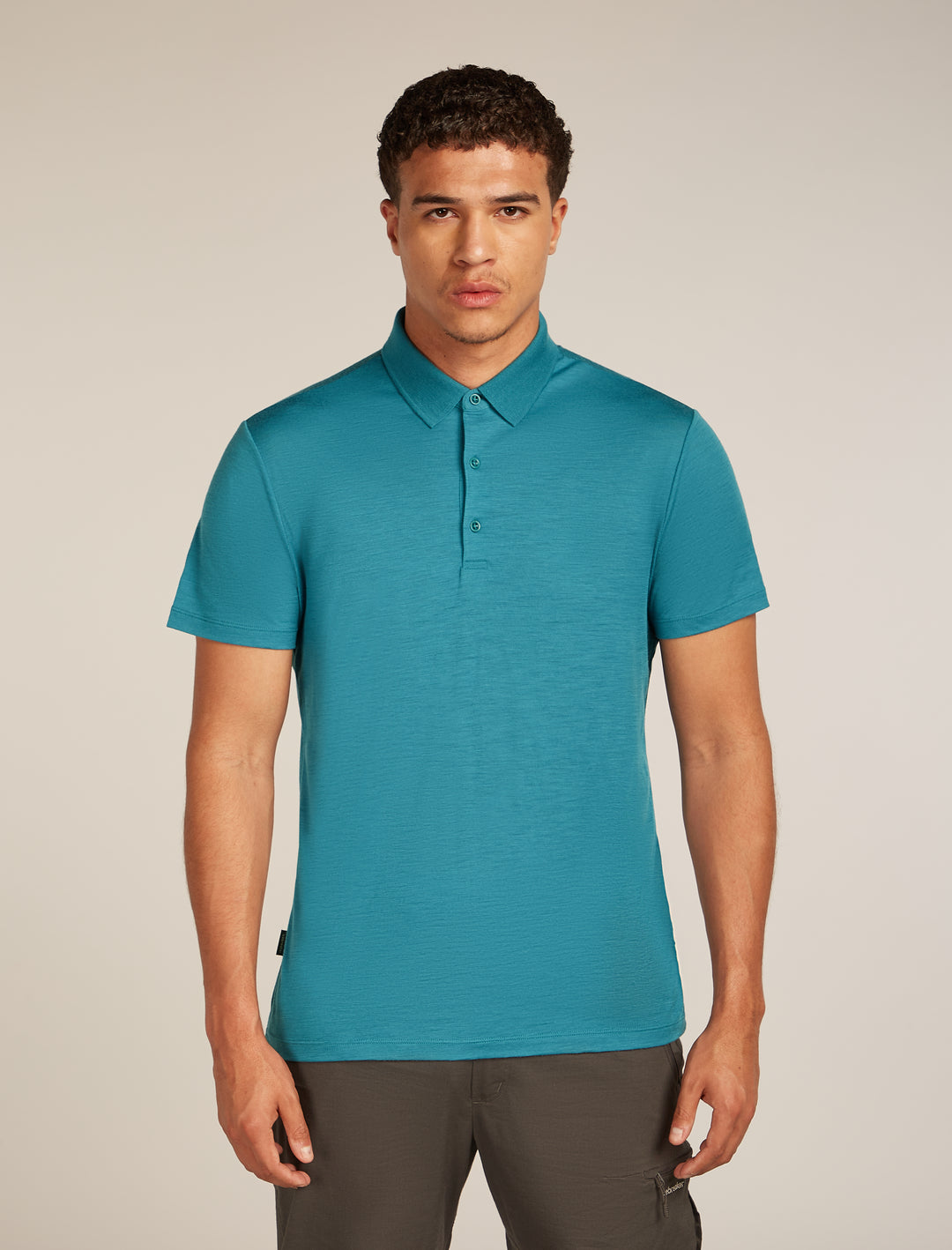 Mens Merino 150 Tech Lite Short Sleeve Polo Topaz 0A56WK