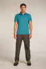 Mens Merino 150 Tech Lite Short Sleeve Polo Topaz 0A56WK