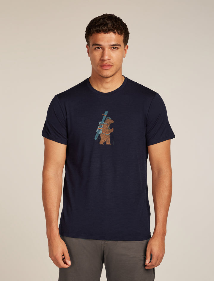 Mens Merino 150 Tech Lite SS Tee Bear Tour Midnight Navy 0A57BS