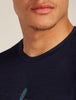 Mens Merino 150 Tech Lite SS Tee Bear Tour Midnight Navy 0A57BS