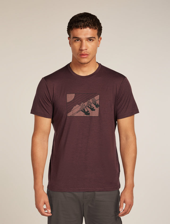 Mens Merino 150 Tech Lite SS Tee In The Wild Java  0A57BW