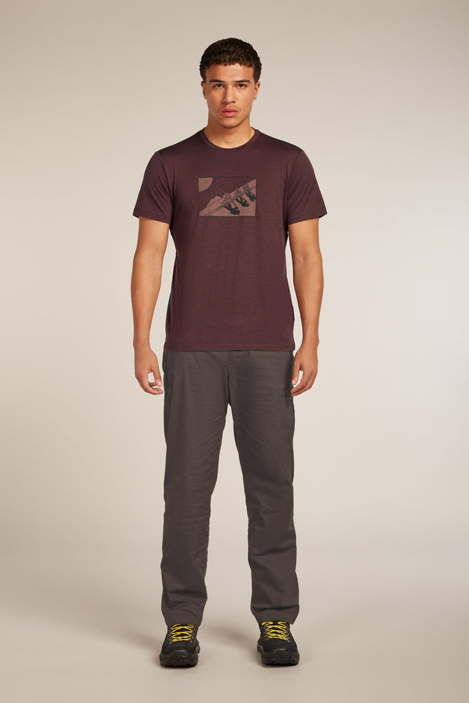 Mens Merino 150 Tech Lite SS Tee In The Wild Java  0A57BW