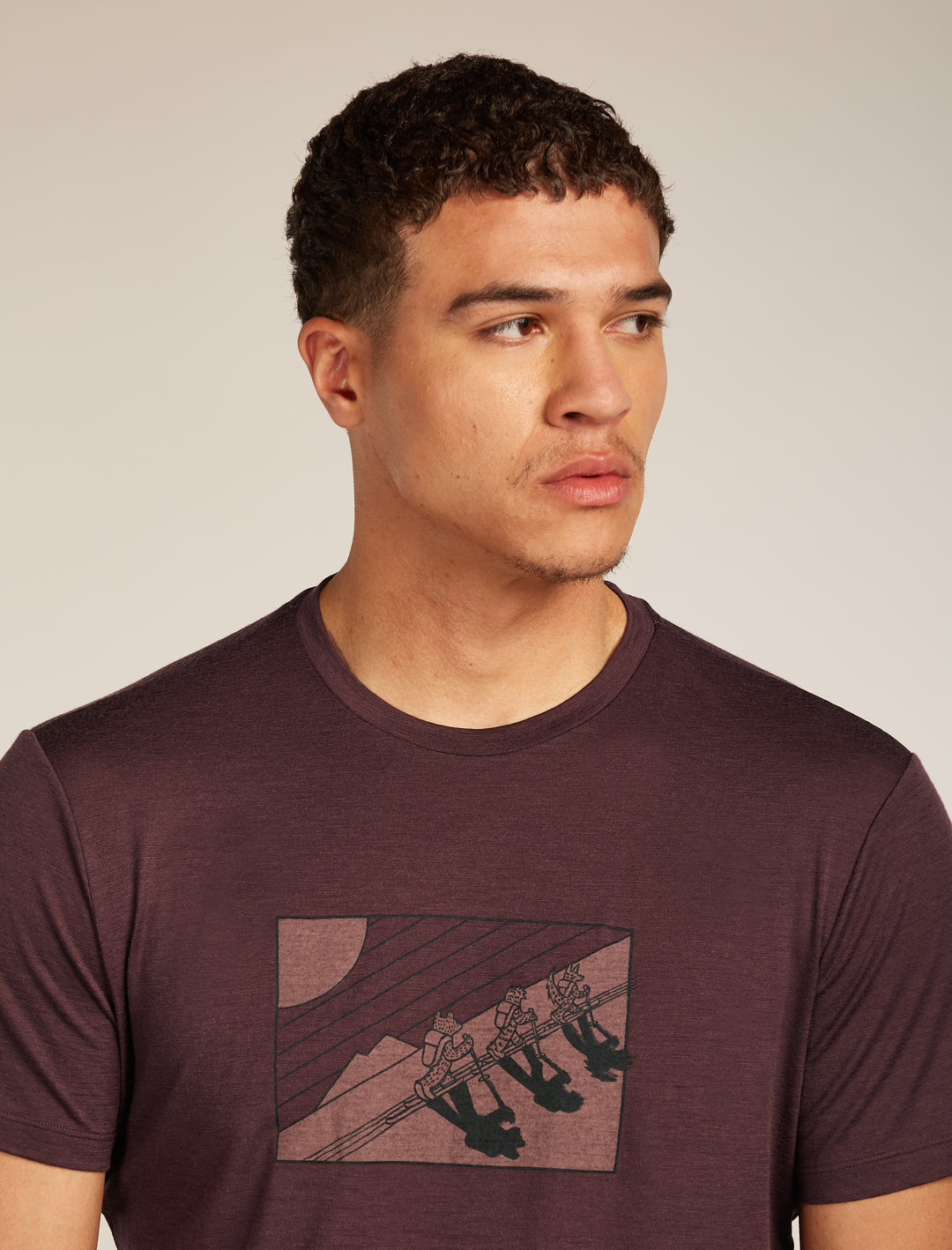 Mens Merino 150 Tech Lite SS Tee In The Wild Java  0A57BW