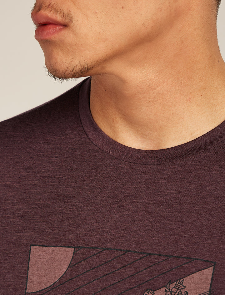 Mens Merino 150 Tech Lite SS Tee In The Wild Java  0A57BW