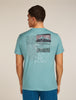 Mens Merino 150 Tech Lite SS Tee Infographic Hydro 0A57BX