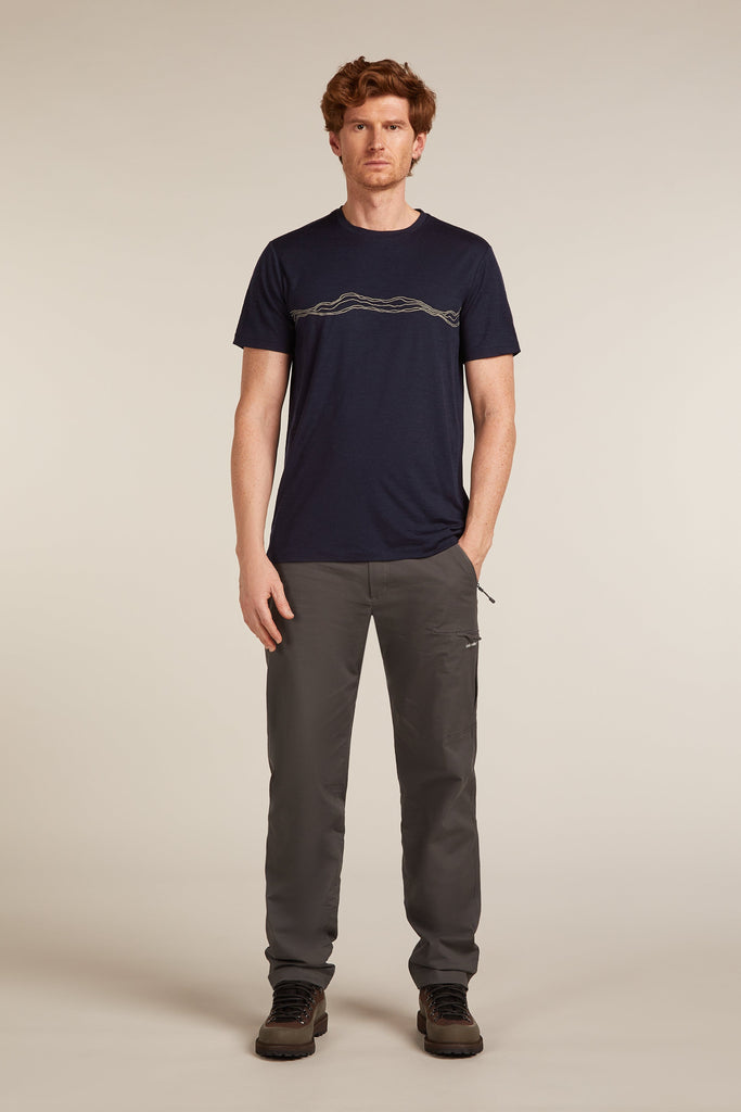 Mens Merino 150 Tech Lite SS Tee Mountain Pulse  Midnight Navy 0A57BY