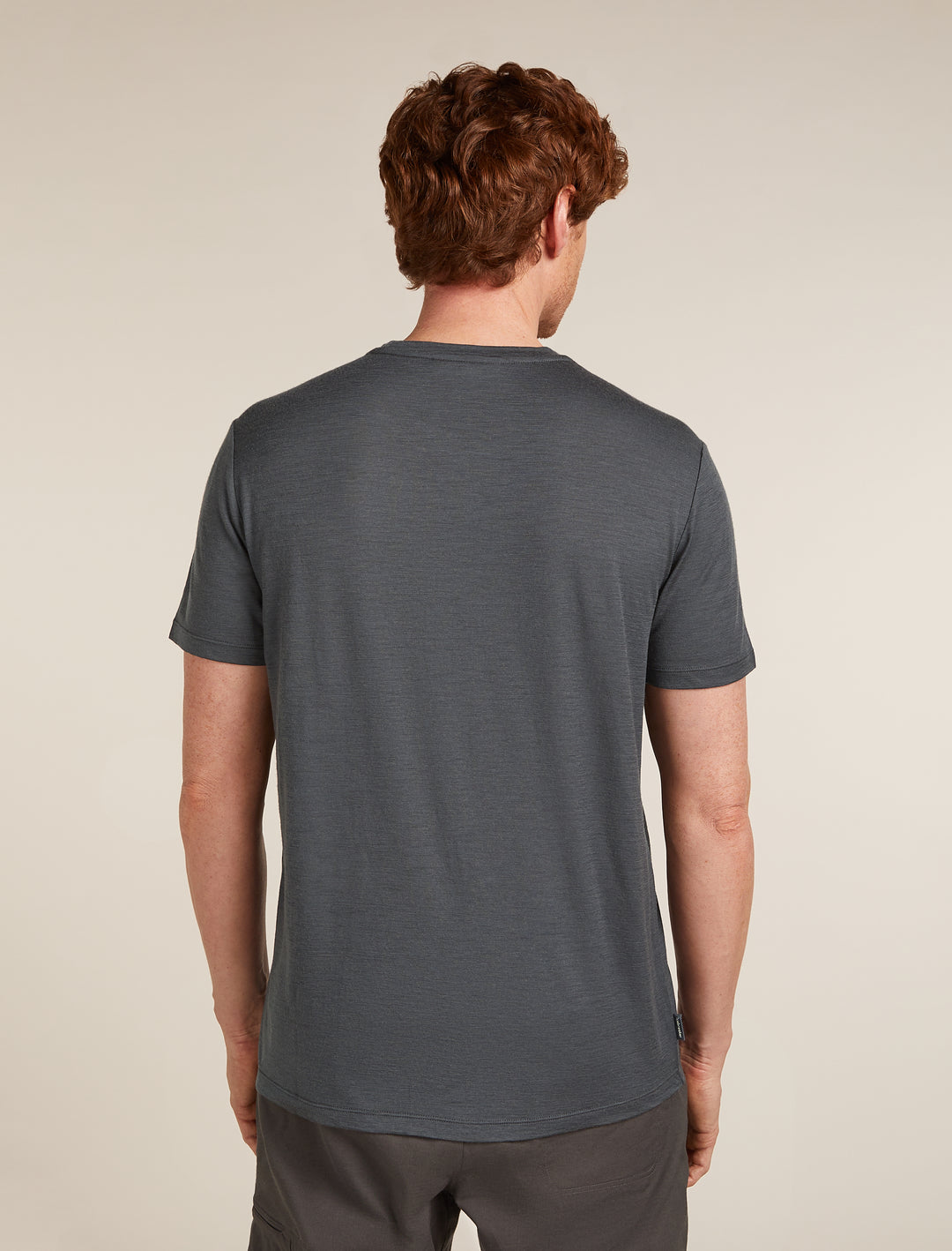 Mens Merino 150 Tech Lite SS Tee Ruapehu Round Obsidian 0A57BT