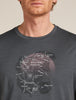 Mens Merino 150 Tech Lite SS Tee Ruapehu Round Obsidian 0A57BT