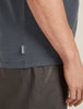Mens Merino 150 Tech Lite SS Tee Ruapehu Round Obsidian 0A57BT