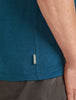 Mens Merino 150 Tech Lite SS Tee Ruapehu Round Atlantis 0A57BT