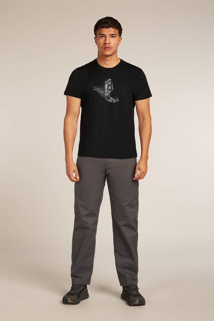 Mens Merino 150 Tech Lite SS T-Shirt Skiing Yeti Black  0A572Y