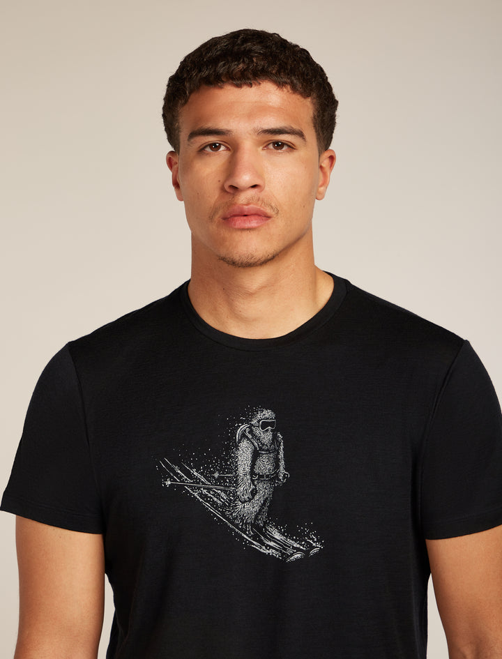 Mens Merino 150 Tech Lite SS T-Shirt Skiing Yeti Black  0A572Y