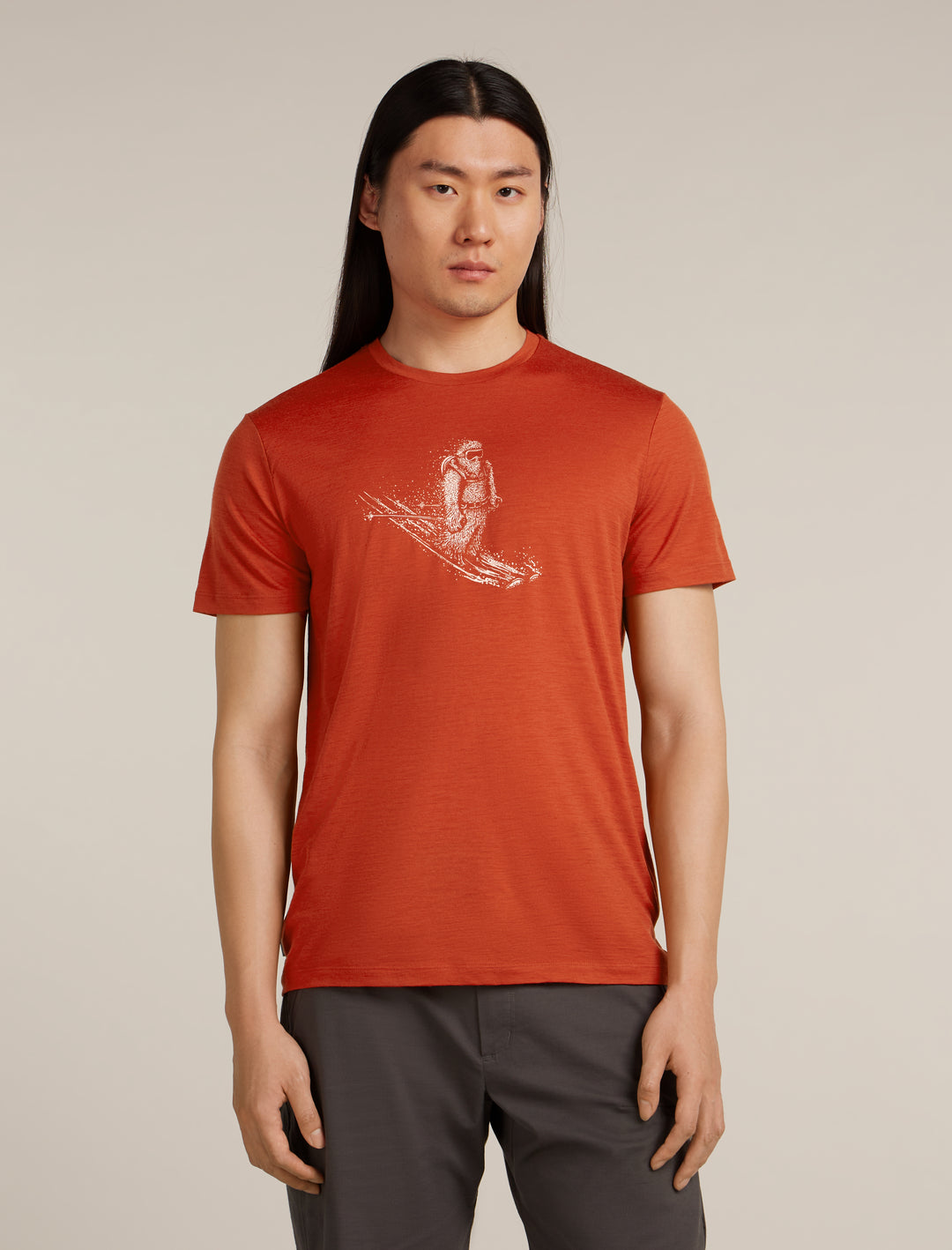 Mens Merino 150 Tech Lite SS T-Shirt Skiing Yeti Agate  0A572Y