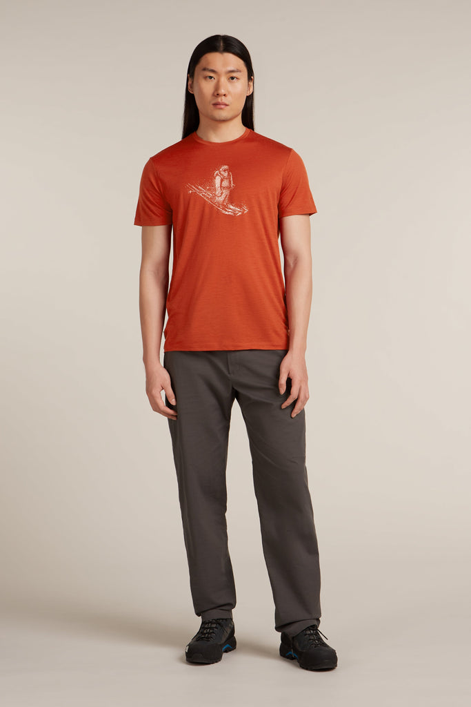 Mens Merino 150 Tech Lite SS T-Shirt Skiing Yeti Agate  0A572Y