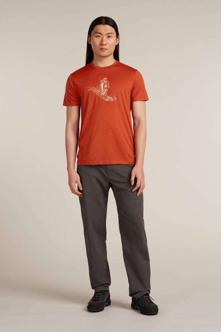 Mens Merino 150 Tech Lite SS T-Shirt Skiing Yeti Agate  0A572Y