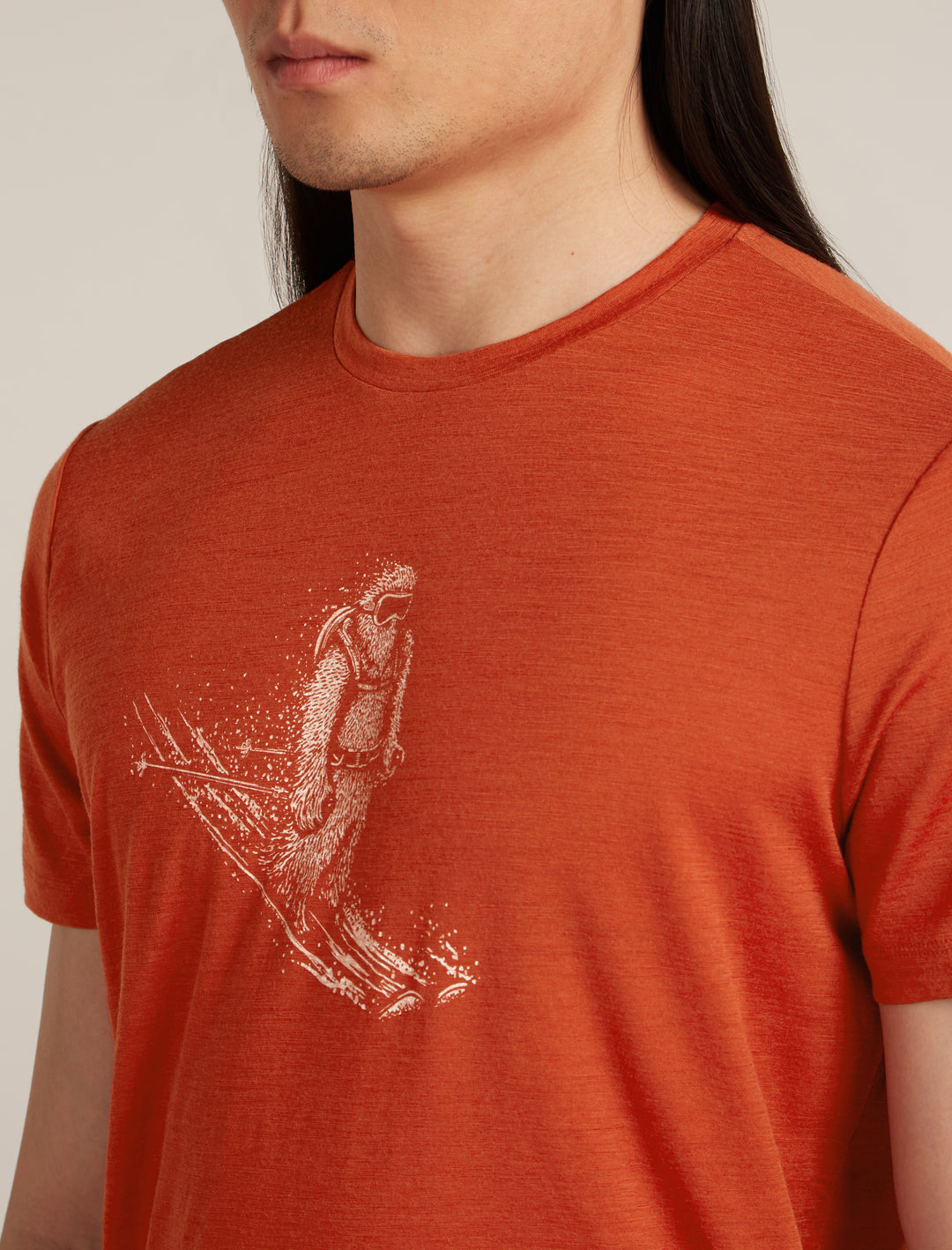 Mens Merino 150 Tech Lite SS T-Shirt Skiing Yeti Agate  0A572Y