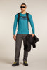 Mens 200 Oasis LS Crewe Elevation Topaz 0A57BD