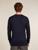 Mens 200 Oasis LS Crewe Elevation Midnight Navy 0A57BD