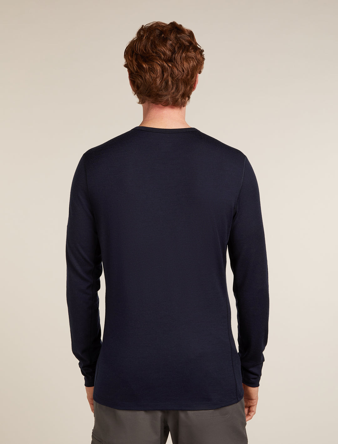 Mens 200 Oasis LS Crewe Elevation Midnight Navy 0A57BD